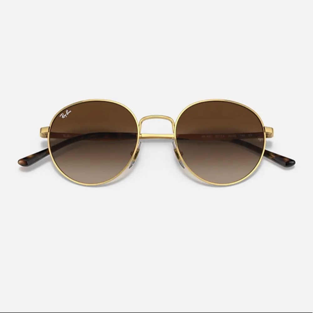 Brand new Ray-Bands w/ Brown gradient lenses, gold frame,adjustable nose pads!